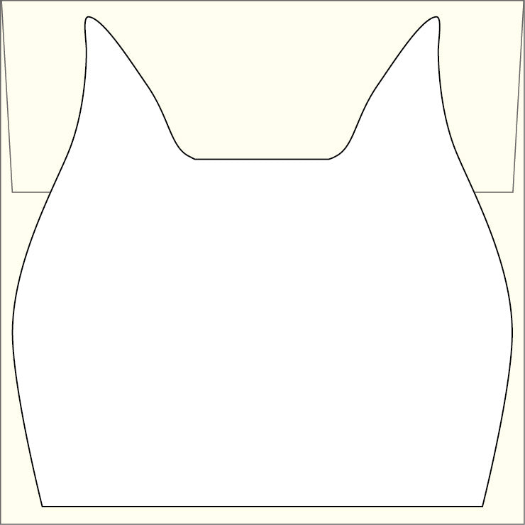 Cat kanmuri postcard 《natural》