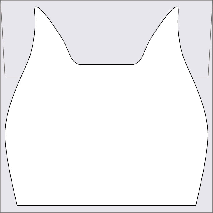 Postal corona de gato《Gris》